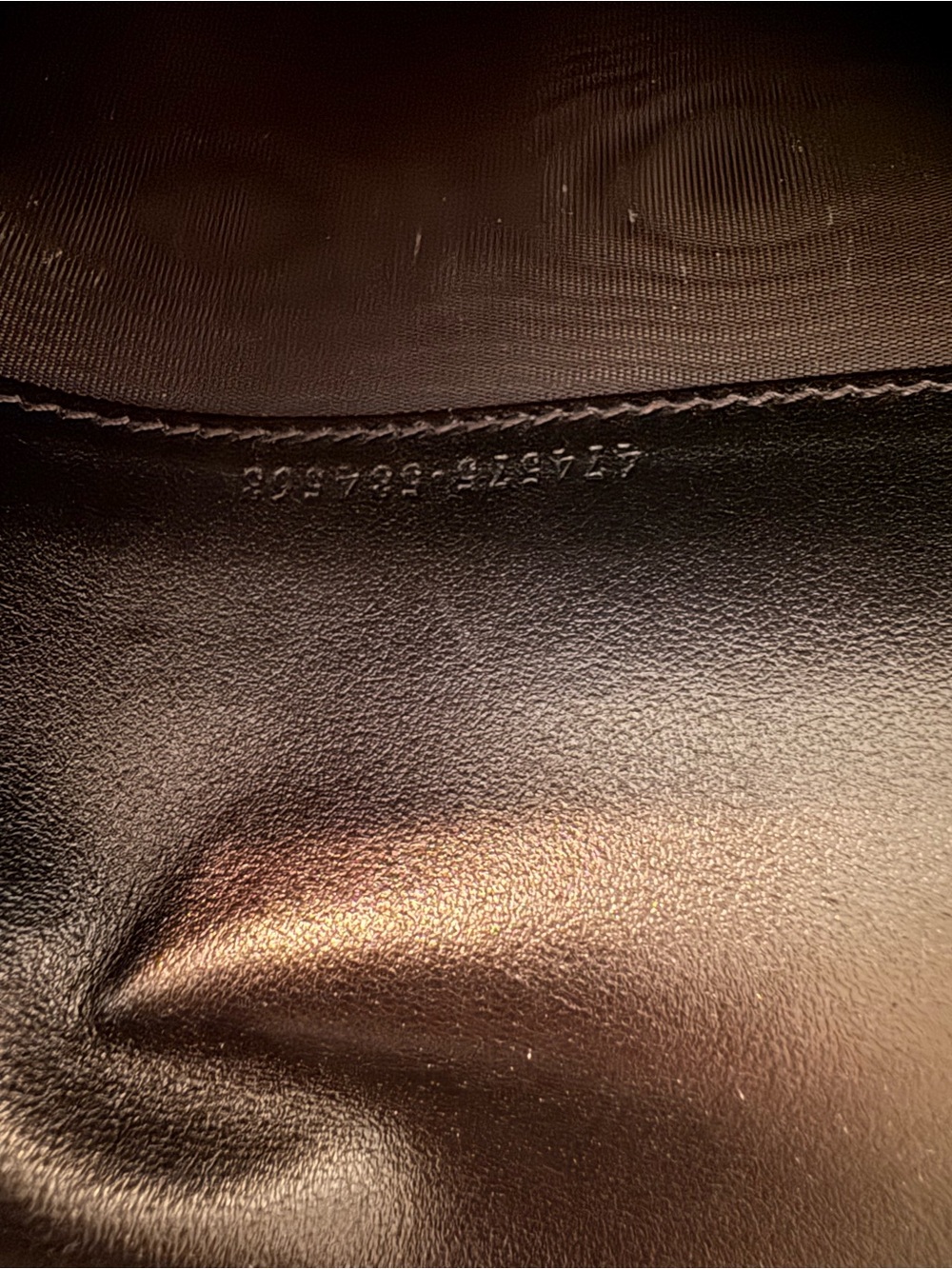 Gucci Black Chevron Marmont Crossbody Bag - Picture 12 of 16